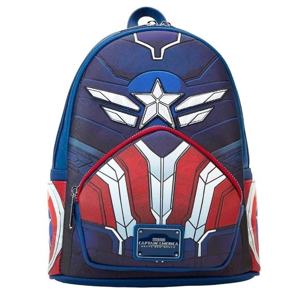 loungefly Captain America: Brave New World Cosplay Mini Backpack